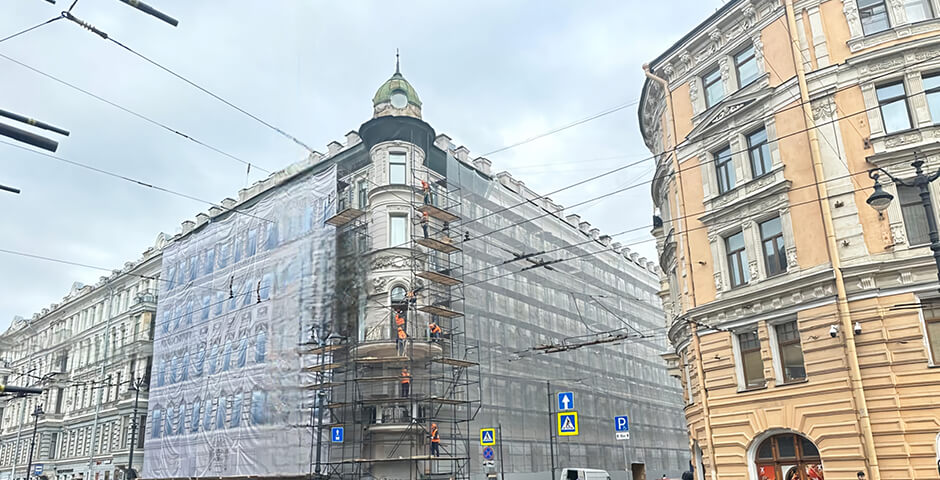 На Невском проспекте в Петербурге восстановят исторические здания