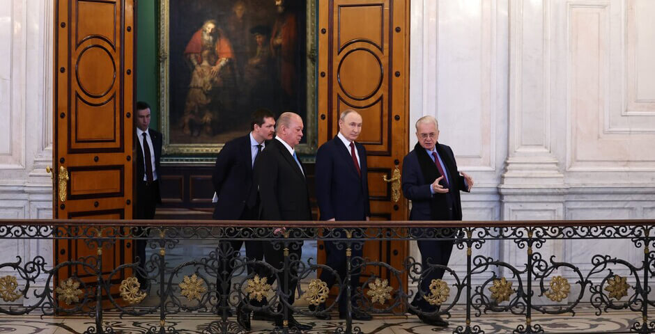 Владимир Путин показал Эрмитаж королю Малайзии