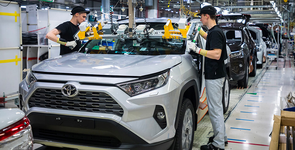 На заводе «Тойота» в Петербурге планируют начать выпускать машины