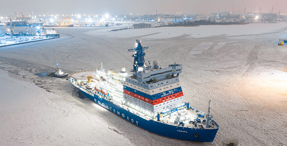 Замерзший Финский залив создал проблемы с ледокольной проводкой судов