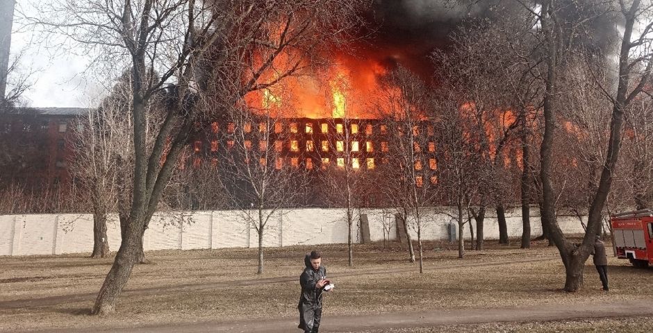 Пожар на «Невской мануфактуре» стал одним из самых сложных в истории страны