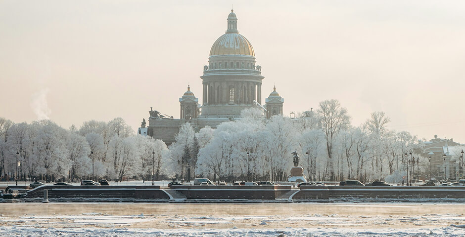 В Петербурге из-за морозов объявили желтый уровень опасности