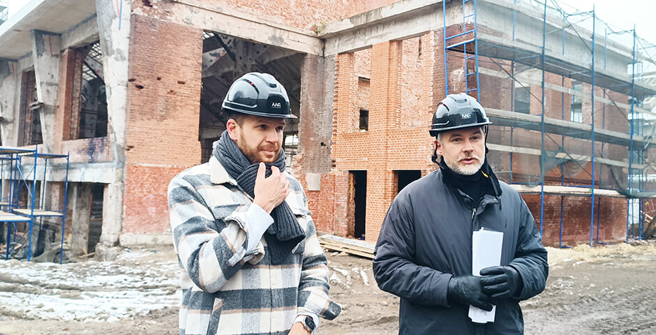 Реконструкция фабрики «Красное знамя» идет по плану