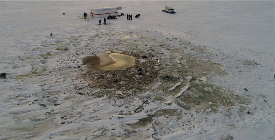 Части рухнувшего в Карелии вертолета нашли на дне Онежского озера