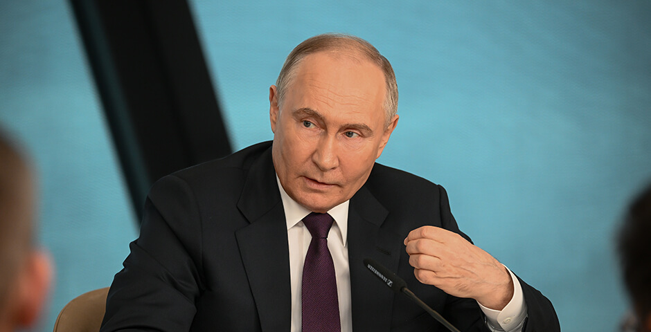 Путин: Москва никому не угрожает, в том числе Шольцу