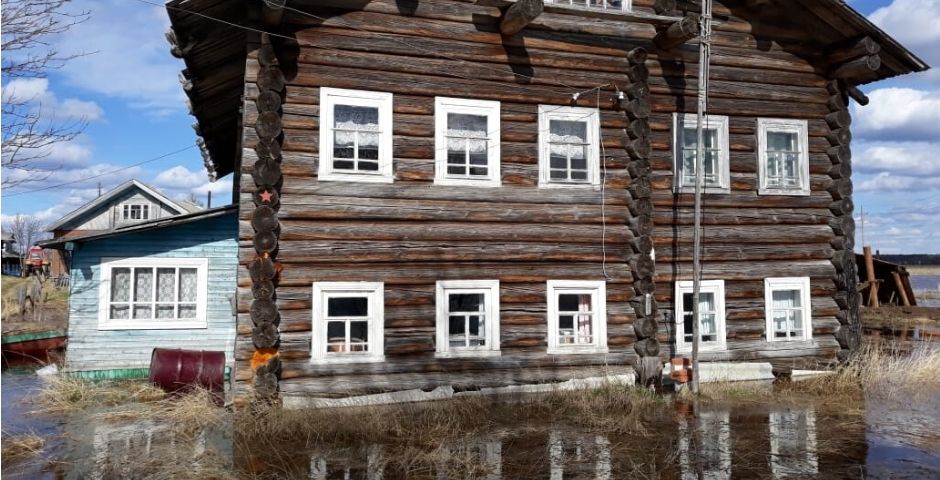 От паводка в Архангельской области пострадали 23 населенных пункта