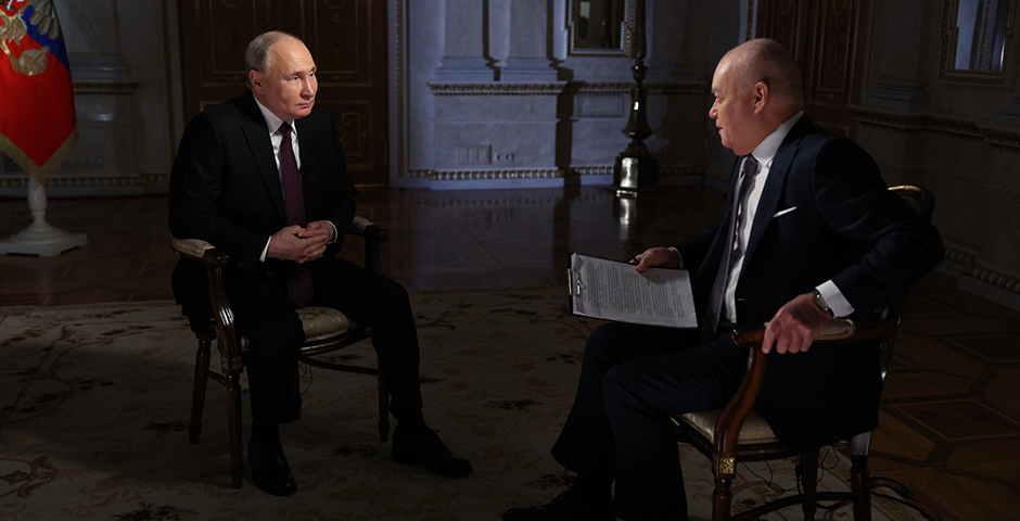 Путин заявил, что Россия готова к переговорам с Украиной, но с условием