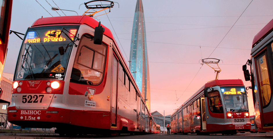 Четыре новые трамвайные линии построят в Петербурге