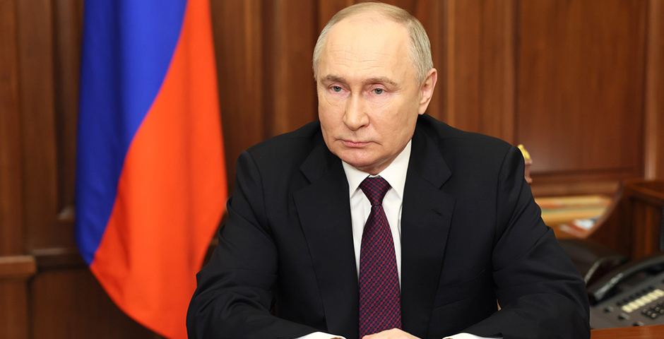 Путин обратился к россиянам по итогам выборов президента