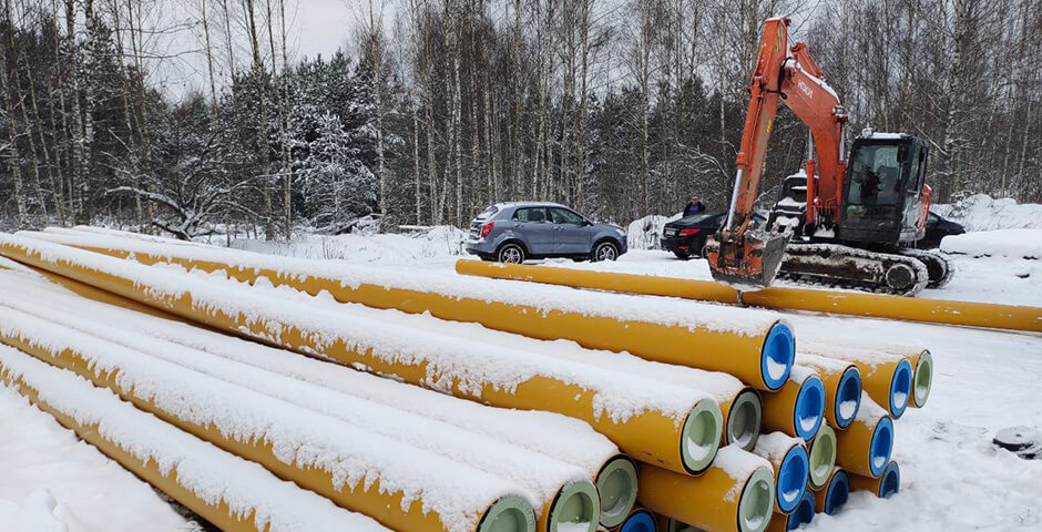 В Пушкиногорском районе Псковской области началась газификация