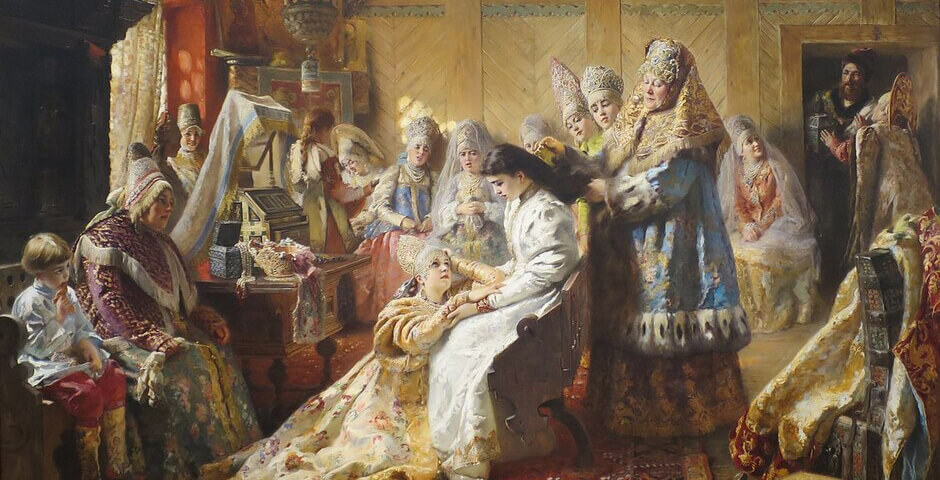 После слов Путина петербуржцы бросились покупать кокошники