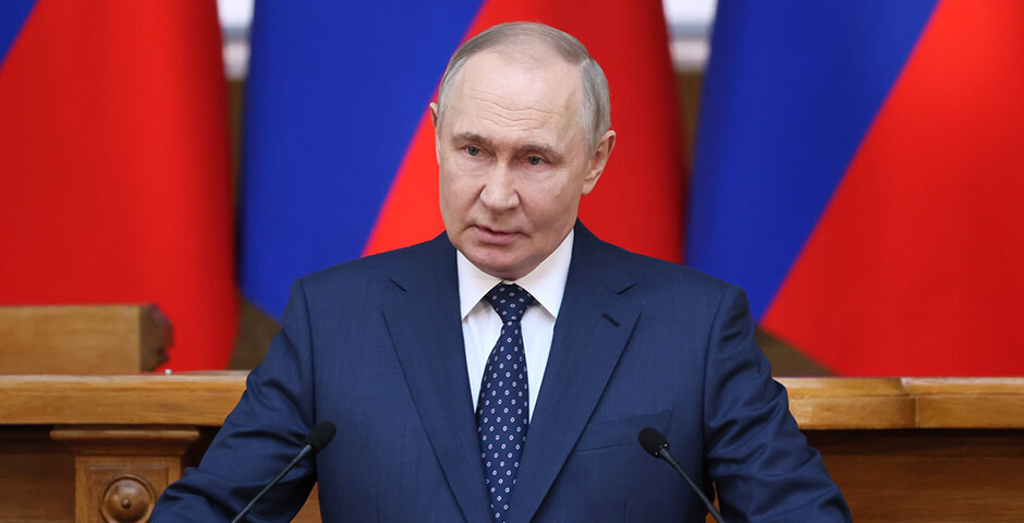 Владимир Путин в Петербурге провел встречу с Алексеем Миллером
