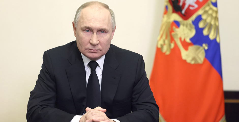 Обращение Владимира Путина в связи с терактом в «Крокусе»