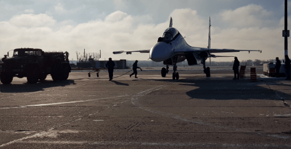 Истребители Балтфлота нанесли бомбовые удары по аэродромам «врага» в Калининградской области