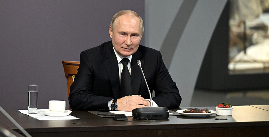 Путин заявил, что действия России — это попытка прекратить войну в Донбассе