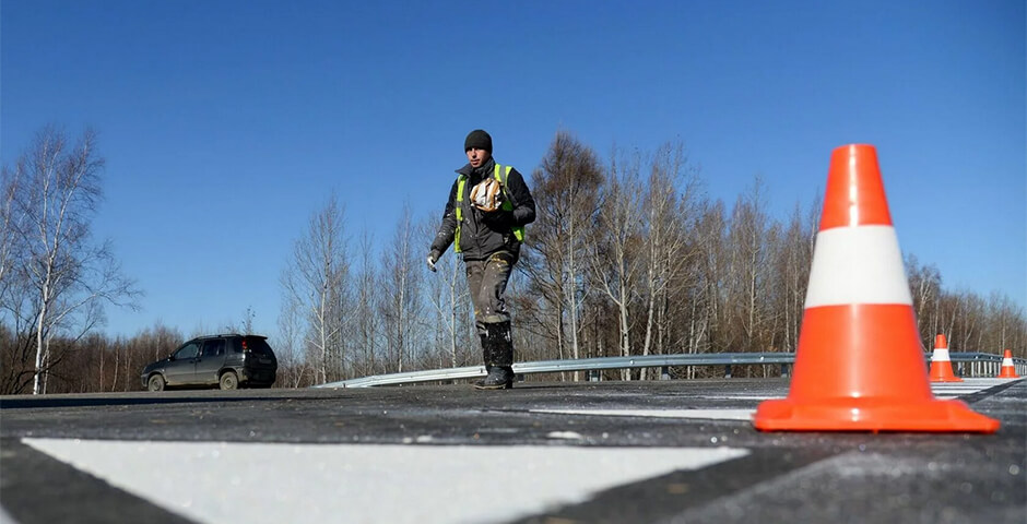 В России решили разметить большую часть дорог при помощи отходов стекла