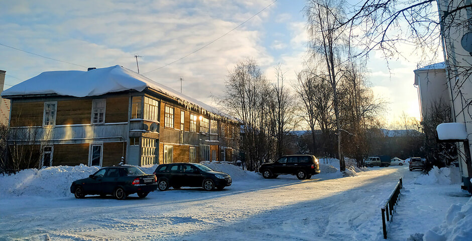 Морозы отправили часть школьников Архангельской области по домам