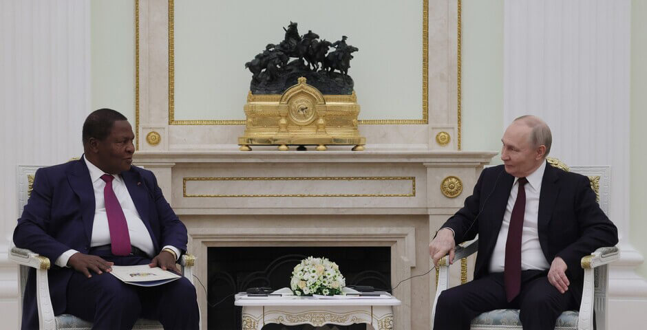 Путин спросил у Туадеру о впечатлениях после посещения Петербурга