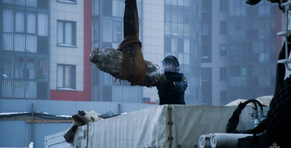 На петербургской стройке нашли авиабомбу времен Великой Отечественной войны