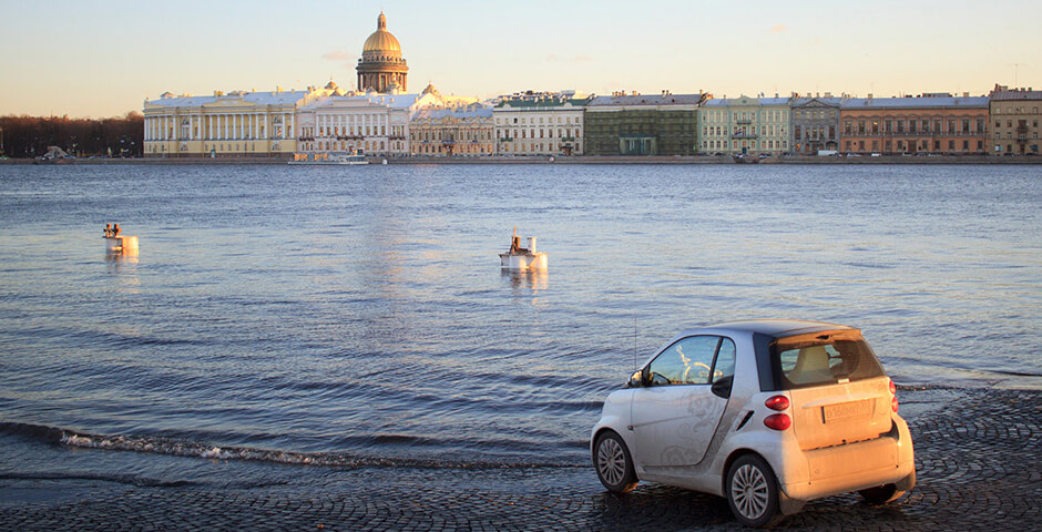 Зона платной парковки в Петербурге увеличилась