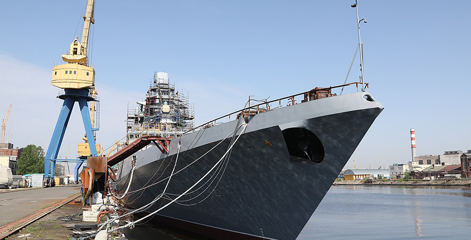 Из Петербурга в Североморск прибыл фрегат «Адмирал Головко»
