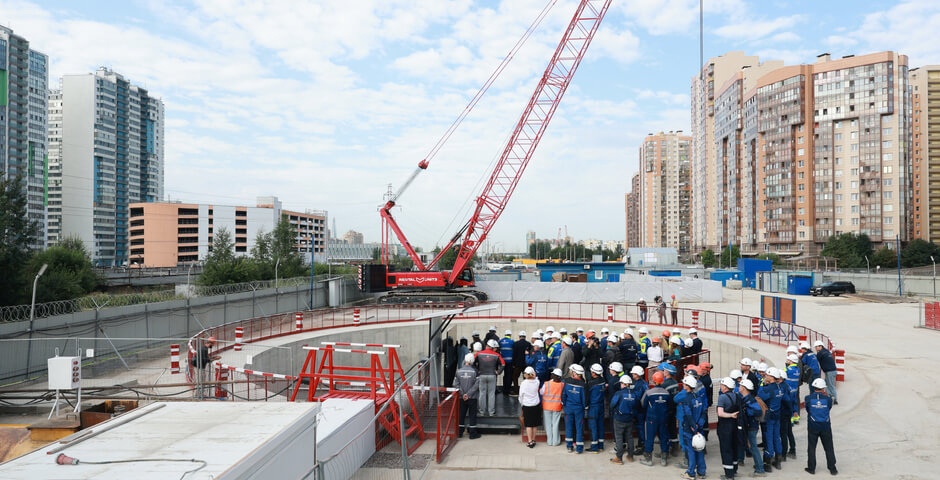 «Надежда» закончила проходку участка на «зеленой» ветке метро Петербурга