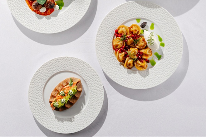 Гастроли блюд в ресторане Cannelle в Cosmos Selection Nevsky Royal St. Petersburg